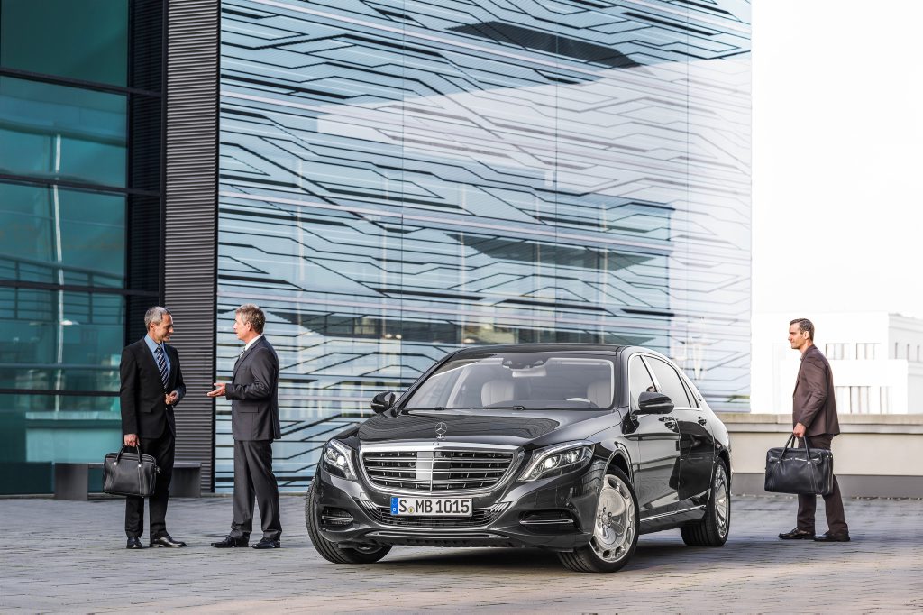 The Mercedes-Maybach S 600. The Mercedes-Maybach S 600.